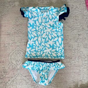 Snapper Rock Aqua Bloom swim 2-piece